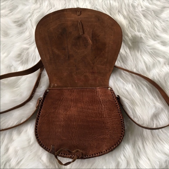 Handmade Genuine Leather Crossbody - Picture 4 of 8